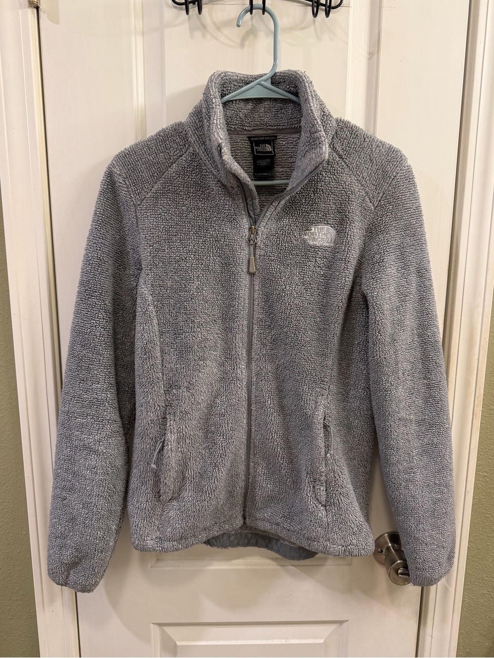 The North Face gray collared jacket